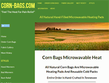 Tablet Screenshot of corn-bags.com